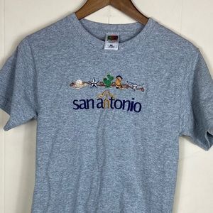 Vintage Embroidered San Antonio Tee Size S